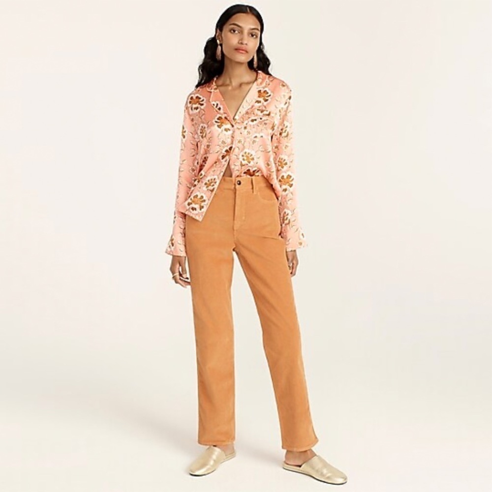 NWT - J. Crew - High-rise '90s Classic Straight Corduroy Pant - Adobe Clay